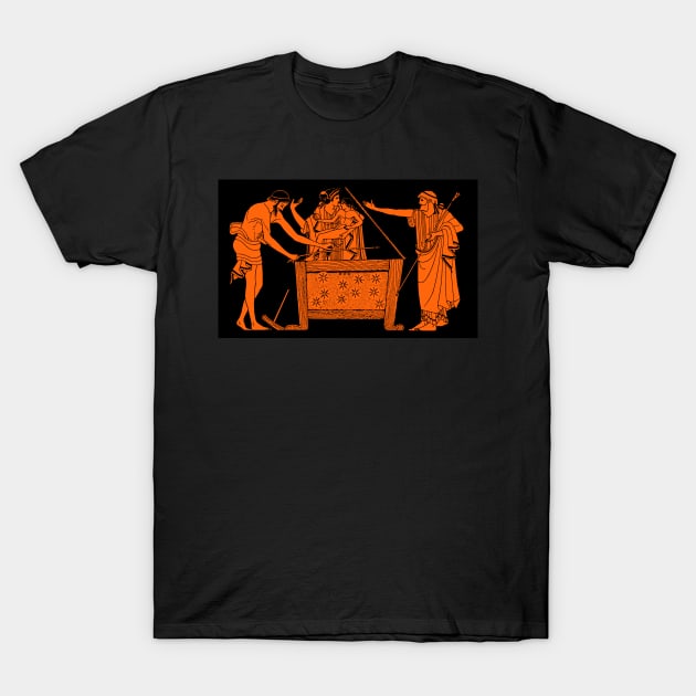 Perseus and Danae in the Box T-Shirt by WillowNox7